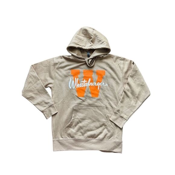 Whataburger Tan Hoodie Sweatshirt – Size Large - Picture 1 of 5